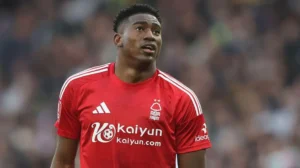 Read more about the article Forest’s Taiwo Awoniyi Out of Coma After Emergency Surgery