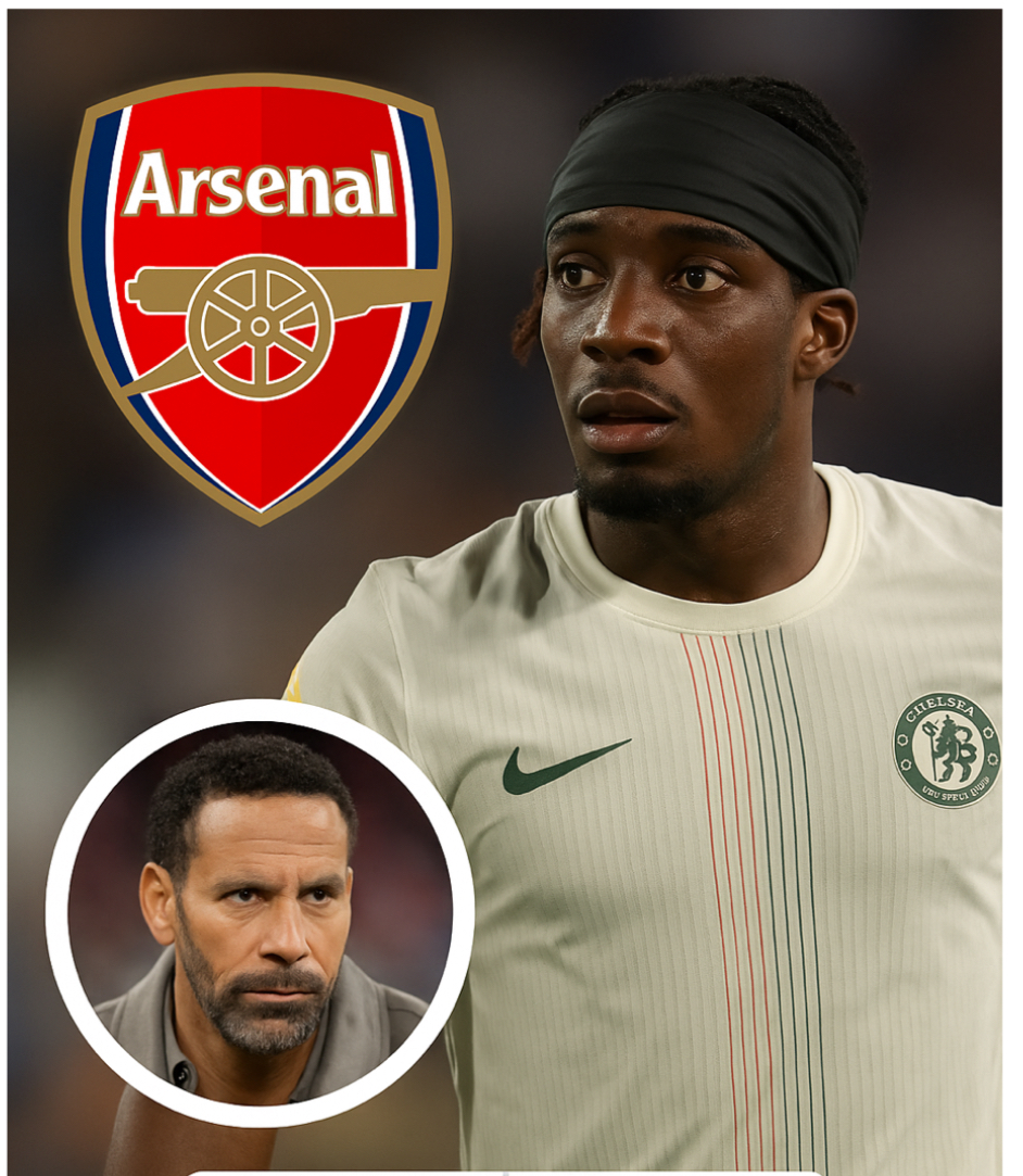 Rio Ferdinand Slams Arsenal Fans Over Petition Against Noni Madueke Signing
