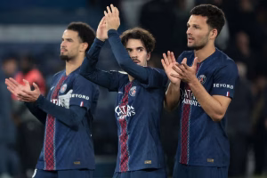 Read more about the article Ousmane Dembele scored twice as Paris St-Germain beat Liverpool.