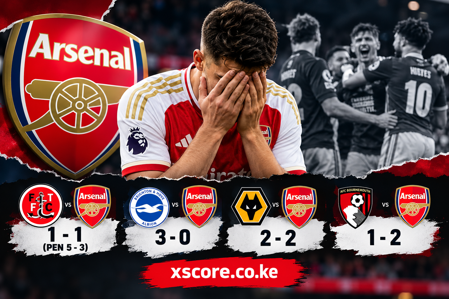 Read more about the article Giants on Paper, Nervous in Practice: Why Arsenal Keep Slipping Against Smaller Teams